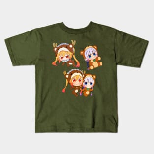 bear dragons Kids T-Shirt